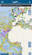 How vesselfinder.com looks like on a mobile device such as an iPhone.
