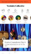 How vestiairecollective.de looks like on a mobile device such as an iPhone.