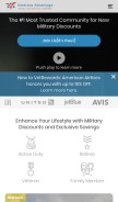 How veteransadvantage.com looks like on a mobile device such as an iPhone.