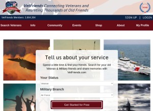 How vetfriends.com looks like on a tablet such as an iPad.