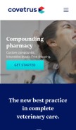 How vetsfirstchoice.com looks like on a mobile device such as an iPhone.