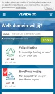 How vevida.com looks like on a mobile device such as an iPhone.