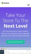 How vextras.com looks like on a mobile device such as an iPhone.