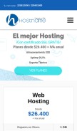 How vhn.cl looks like on a mobile device such as an iPhone.