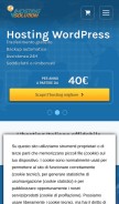 How vhosting-it.com looks like on a mobile device such as an iPhone.
