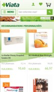 How viata.fr looks like on a mobile device such as an iPhone.