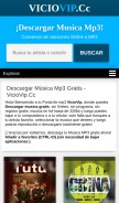 How viciovip.ws looks like on a mobile device such as an iPhone.