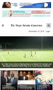 How viconsortium.com looks like on a mobile device such as an iPhone.