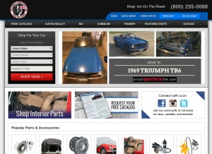 How victoriabritish.com looks like on a tablet such as an iPad.