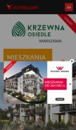 How victoriadom.pl looks like on a mobile device such as an iPhone.