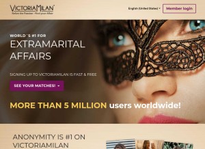 How victoriamilan.com looks like on a tablet such as an iPad.