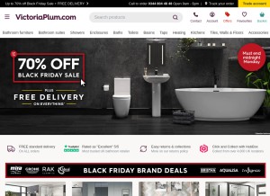 How victoriaplum.com looks like on a tablet such as an iPad.
