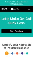 How victorops.com looks like on a mobile device such as an iPhone.