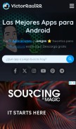 How victorraulrr.info looks like on a mobile device such as an iPhone.