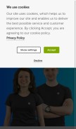 How vidahost.com looks like on a mobile device such as an iPhone.
