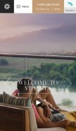 How vidanta.com looks like on a mobile device such as an iPhone.