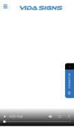 How vidasigns.com looks like on a mobile device such as an iPhone.