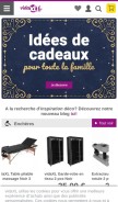 How vidaxl.fr looks like on a mobile device such as an iPhone.