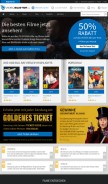 How videobuster.de looks like on a mobile device such as an iPhone.