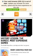 How videogameschronicle.com looks like on a mobile device such as an iPhone.