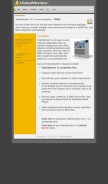 How videomonitor.biz looks like on a mobile device such as an iPhone.