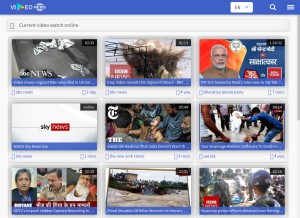 How videonews.guru looks like on a tablet such as an iPad.
