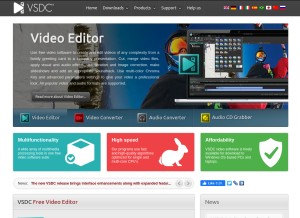 How videosoftdev.com looks like on a tablet such as an iPad.