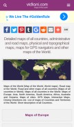 How vidiani.com looks like on a mobile device such as an iPhone.
