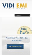 How vidiemi.com looks like on a mobile device such as an iPhone.