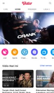 How vidio.com looks like on a mobile device such as an iPhone.