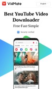 How vidmateapp.com looks like on a mobile device such as an iPhone.