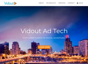 How vidout.net looks like on a tablet such as an iPad.