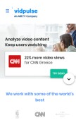 How vidpulse.com looks like on a mobile device such as an iPhone.