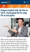 How vietnambiz.vn looks like on a mobile device such as an iPhone.