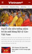 How vietnamplus.vn looks like on a mobile device such as an iPhone.