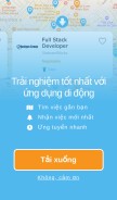 How vietnamworks.com looks like on a mobile device such as an iPhone.