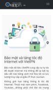How vietpn.com looks like on a mobile device such as an iPhone.