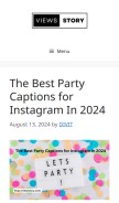 How viewsstory.com looks like on a mobile device such as an iPhone.