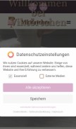 How viktoertchen.de looks like on a mobile device such as an iPhone.