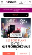How vinatis.com looks like on a mobile device such as an iPhone.