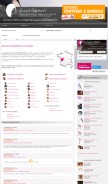 How vincent-lefrancois.com looks like on a mobile device such as an iPhone.