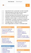 How vinden.nl looks like on a mobile device such as an iPhone.