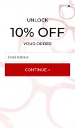 How vintandyork.com looks like on a mobile device such as an iPhone.