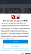 How vip.pt looks like on a mobile device such as an iPhone.