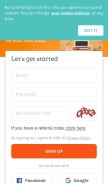 How vipkidteachers.com looks like on a mobile device such as an iPhone.