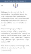 How vipleaguetv.tv looks like on a mobile device such as an iPhone.