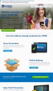 How vipremobile.com looks like on a mobile device such as an iPhone.