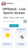 How vipstand.se looks like on a mobile device such as an iPhone.