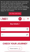 How virgintrainseastcoast.com looks like on a mobile device such as an iPhone.
