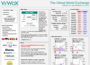 How virwox.com looks like on a tablet such as an iPad.